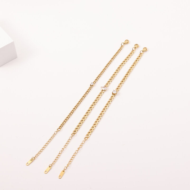 18K Gold Plated Bracelet Jewelry